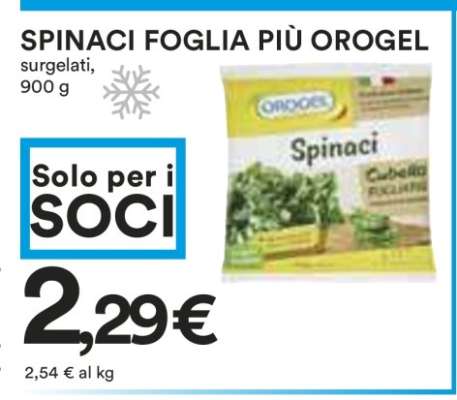 Spinaci Foglia Più Orogel