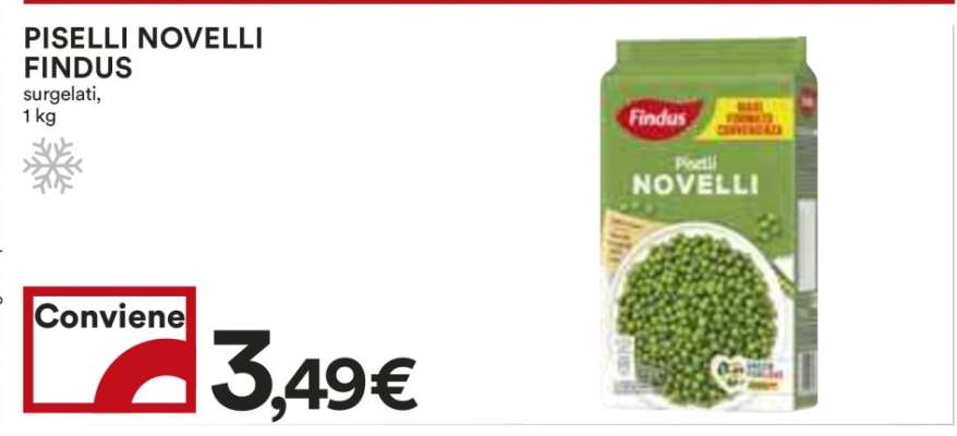 Piselli Novelli Findus