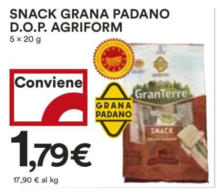 SNACK GRANA PADANO D.O.P. AGRIFORM