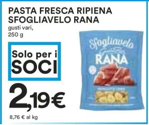 PASTA FRESCA RIPIENA SFOGLIAVELO RANA