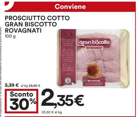 Prosciutto Cotto Gran Biscotto Rovagnati