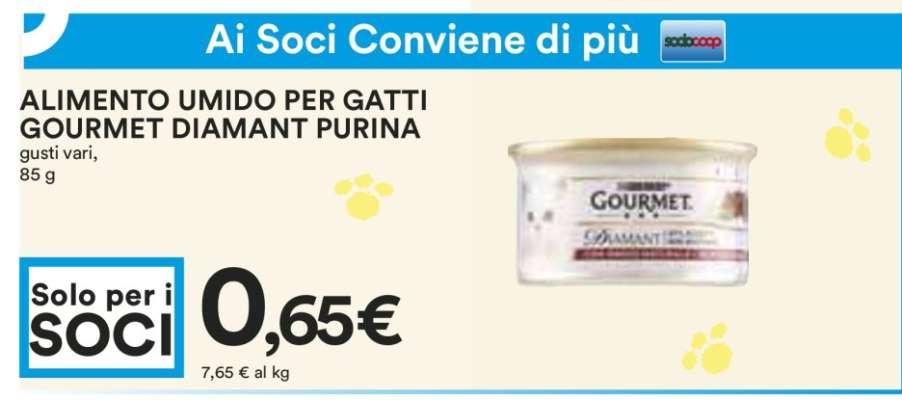 ALIMENTO UMIDO PER GATTI GOURMET DIAMANT PURINA