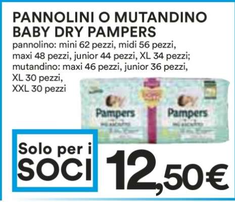 Pannolini o Mutandino Baby-Dry Pampers