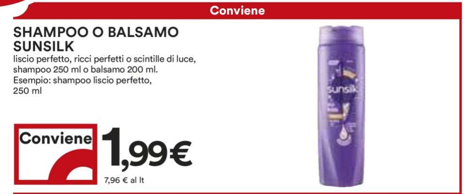 Shampoo o Balsamo Sunsilk