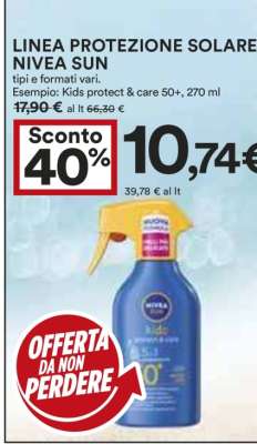 LINEA PROTEZIONE SOLARE NIVEA SUN