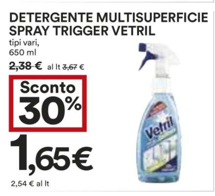 Detergente Multisuperficie Spray Trigger Vetril