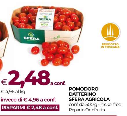 Pomodoro Datterino Sfera Agricola