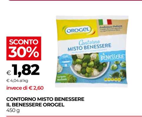 CONTORNO MISTO BENESSERE IL BENESSERE OROGEL