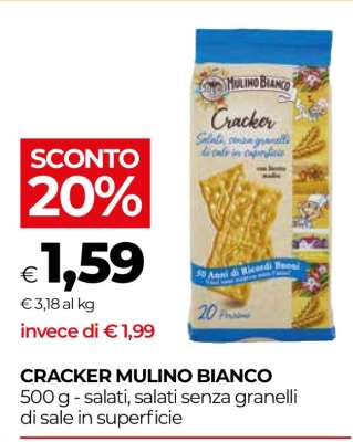 Cracker Mulino Bianco