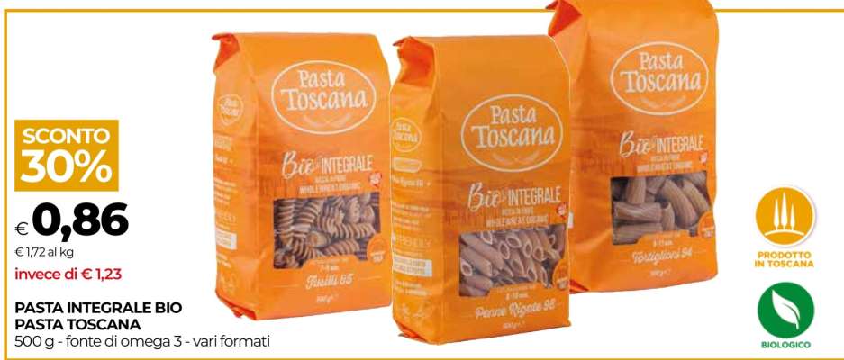 PASTA INTEGRALE BIO PASTA TOSCANA