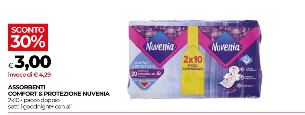 ASSORBENTI COMFORT & PROTEZIONE NUVENIA