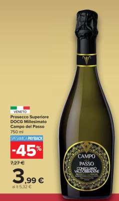 Prosecco Superiore DOCG Millesimato Campo del Passo