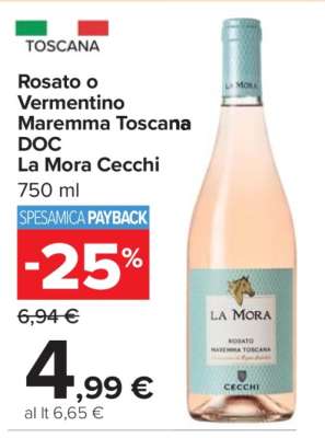 Rosato o Vermentino Maremma Toscana DOC La Mora Cecchi