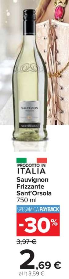 Sauvignon Frizzante Sant'Orsola