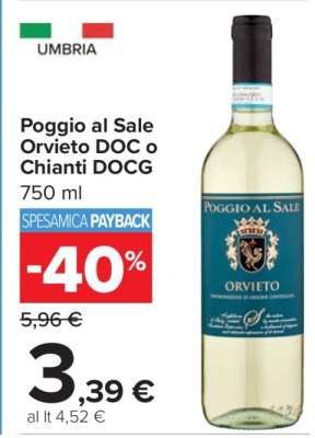 Poggio al Sale Orvieto DOC o Chianti DOCG