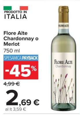 Flore Alte Chardonnay o Merlot