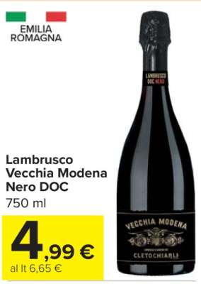 Lambrusco Vecchia Modena Nero DOC