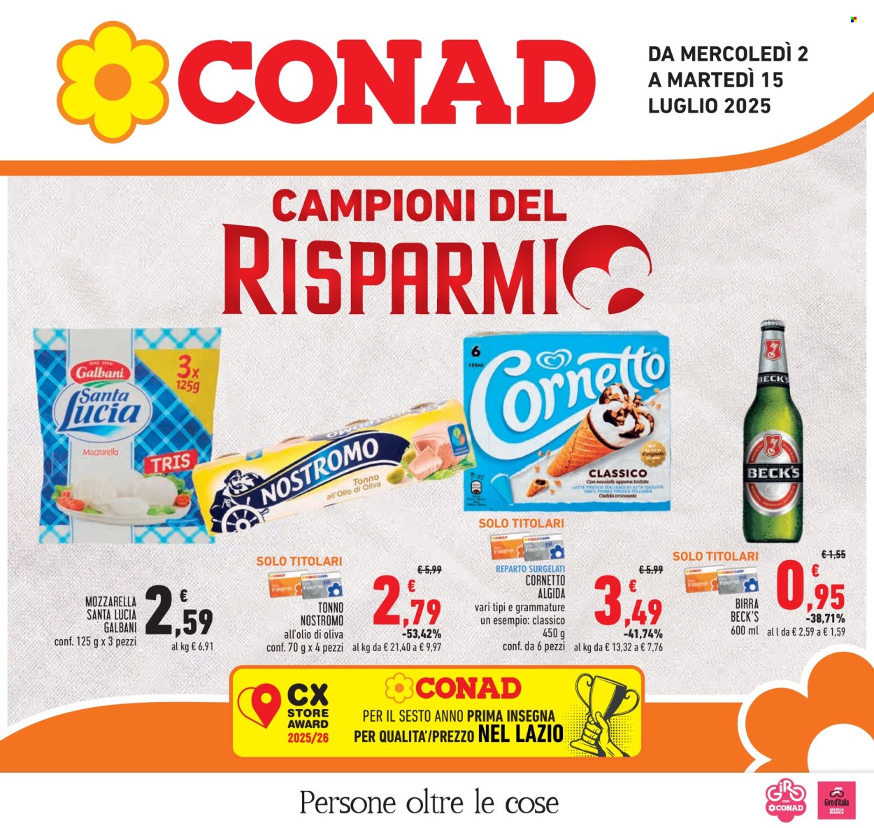 Volantino Conad - 2/7/2025 - 15/7/2025. Pagina 1