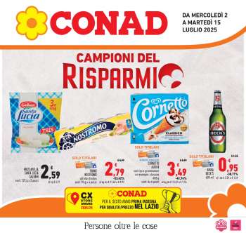Volantino Conad - 2/7/2025 - 15/7/2025.