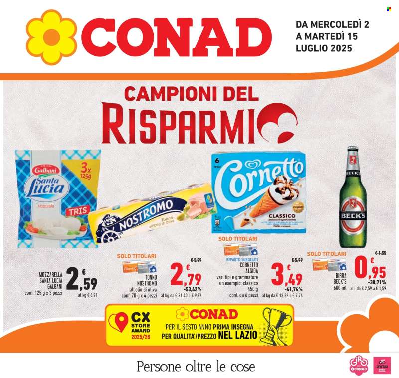 Volantino Conad - 2/7/2025 - 15/7/2025.