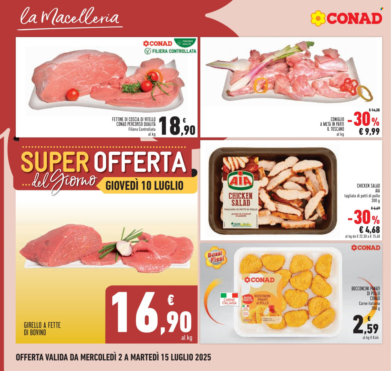 Volantino Conad - 2/7/2025 - 15/7/2025. Pagina 10