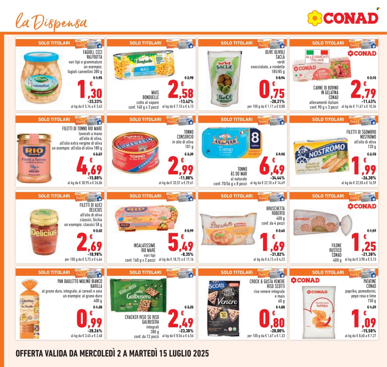 Volantino Conad - 2/7/2025 - 15/7/2025. Pagina 20