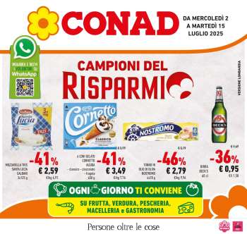 Volantino Conad - 2/7/2025 - 15/7/2025.