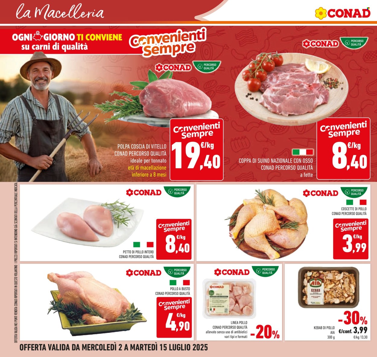 Volantino Conad - 2/7/2025 - 15/7/2025. Pagina 8