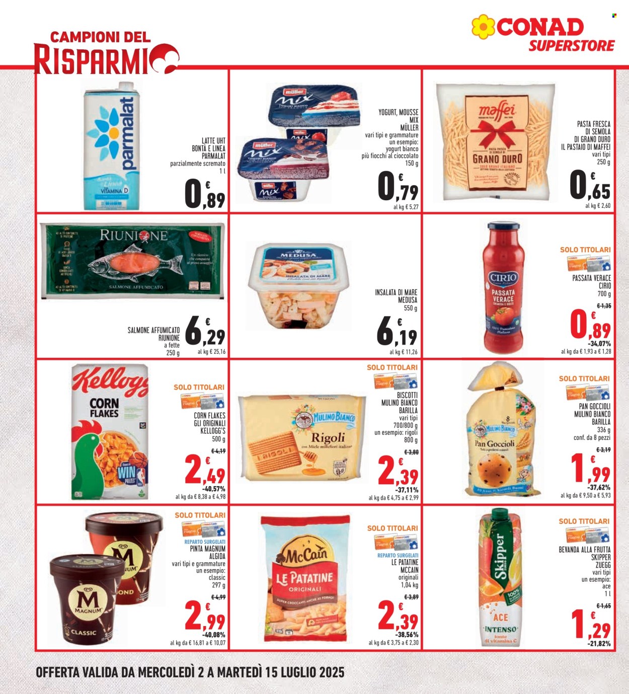 Volantino Conad - 2/7/2025 - 15/7/2025. Pagina 2