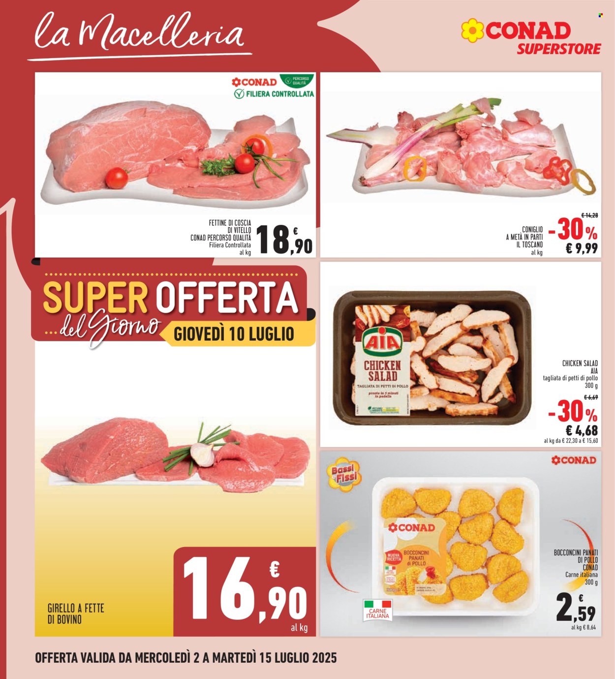 Volantino Conad - 2/7/2025 - 15/7/2025. Pagina 10