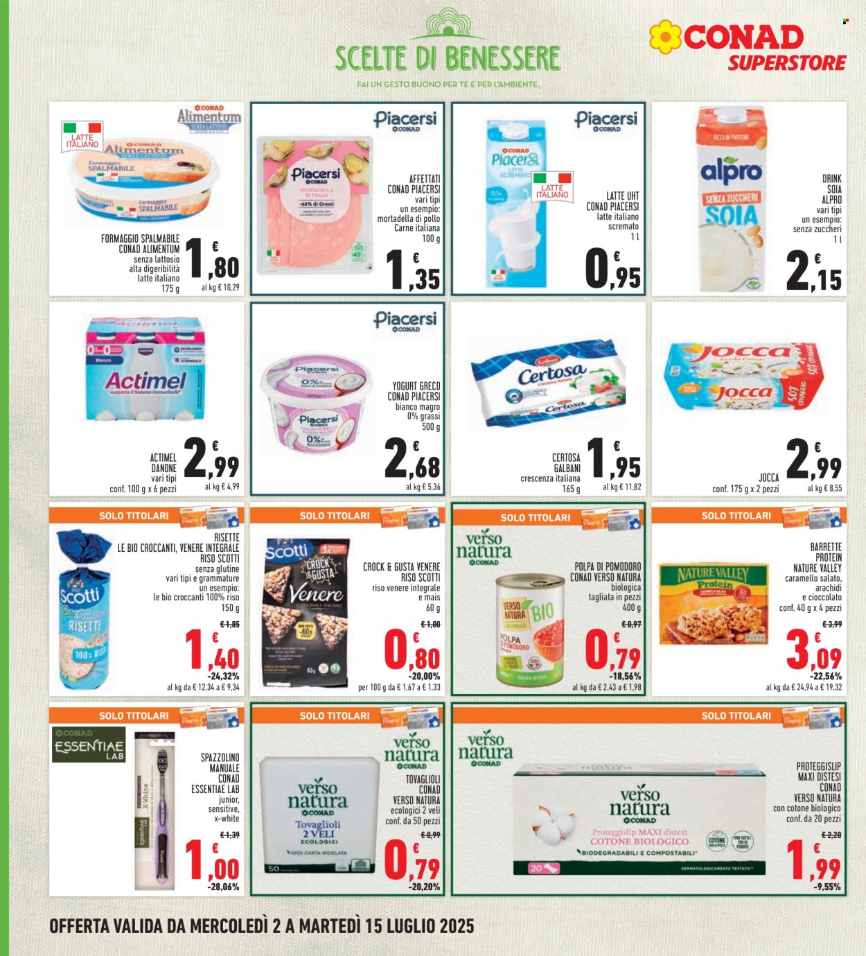 Volantino Conad - 2/7/2025 - 15/7/2025. Pagina 18