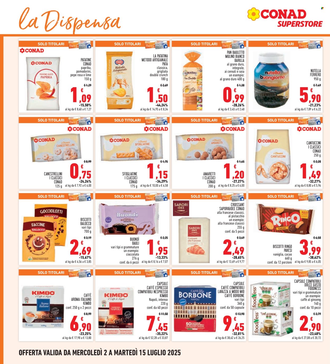 Volantino Conad - 2/7/2025 - 15/7/2025. Pagina 22