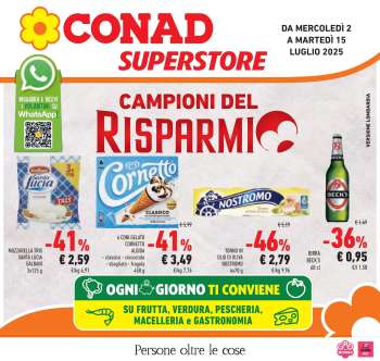 Volantino Conad Superstore - 2/7/2025 - 15/7/2025.