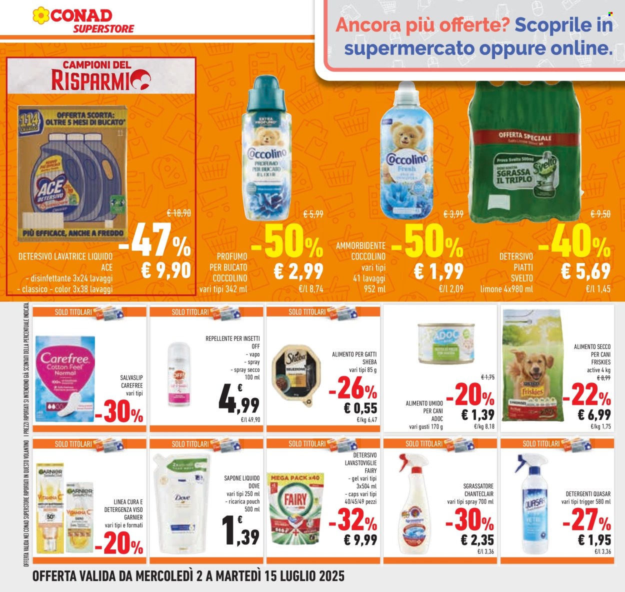 Volantino Conad Superstore - 2/7/2025 - 15/7/2025. Pagina 30