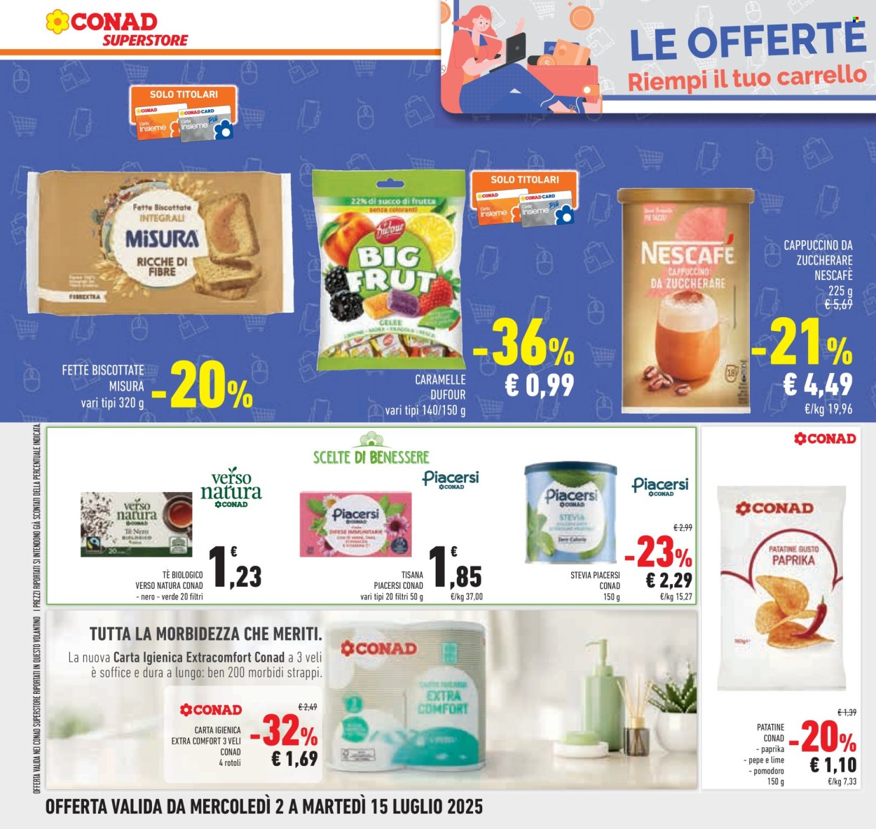 Volantino Conad Superstore - 2/7/2025 - 15/7/2025. Pagina 38