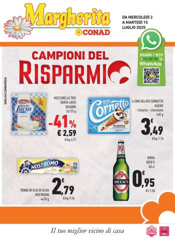 Volantino Margherita Conad - 2/7/2025 - 15/7/2025.
