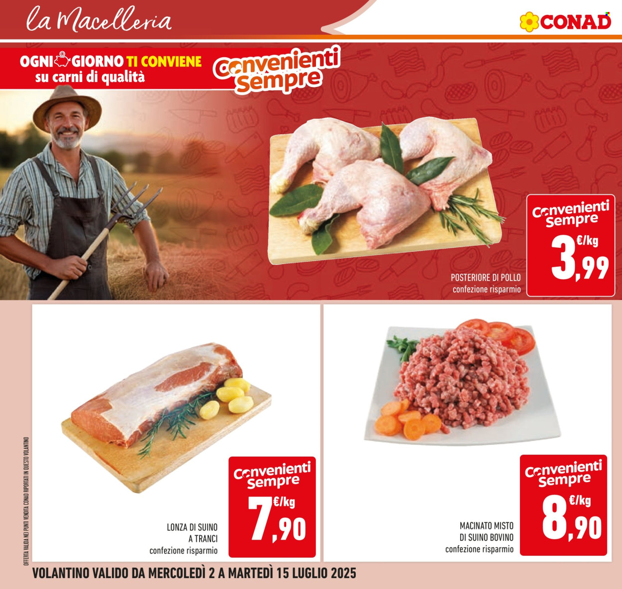 Volantino Conad - 2/7/2025 - 15/7/2025. Pagina 8