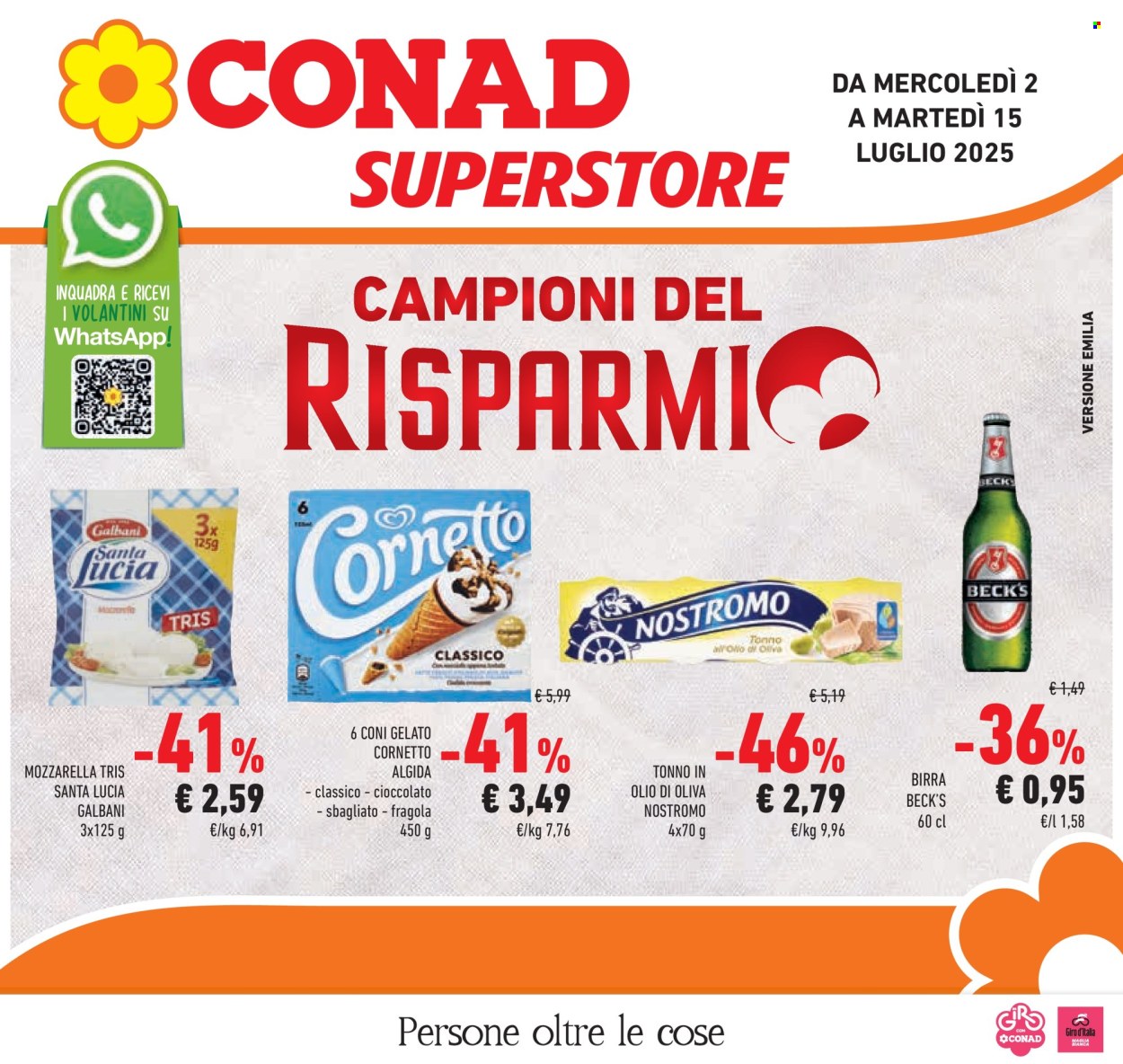 Volantino Conad Superstore - 2/7/2025 - 15/7/2025. Pagina 1