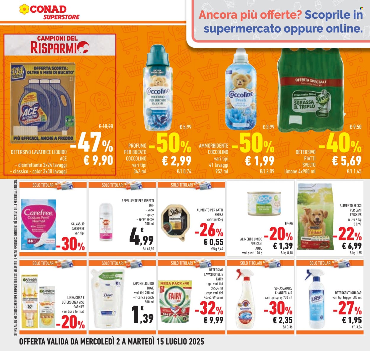 Volantino Conad Superstore - 2/7/2025 - 15/7/2025. Pagina 14