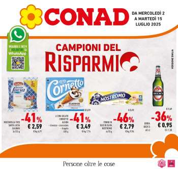 Volantino Conad - 2/7/2025 - 15/7/2025.