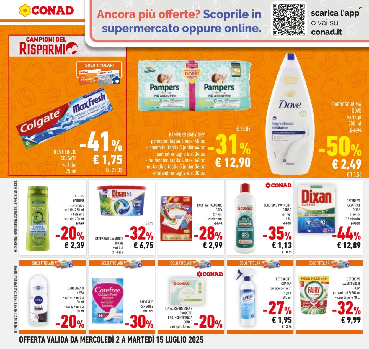 Volantino Conad - 2/7/2025 - 15/7/2025. Pagina 8