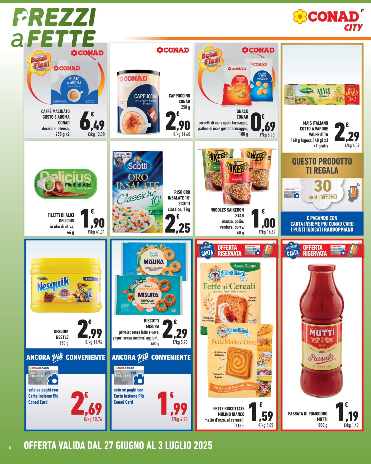 Volantino Conad - 27/6/2025 - 3/7/2025. Pagina 6