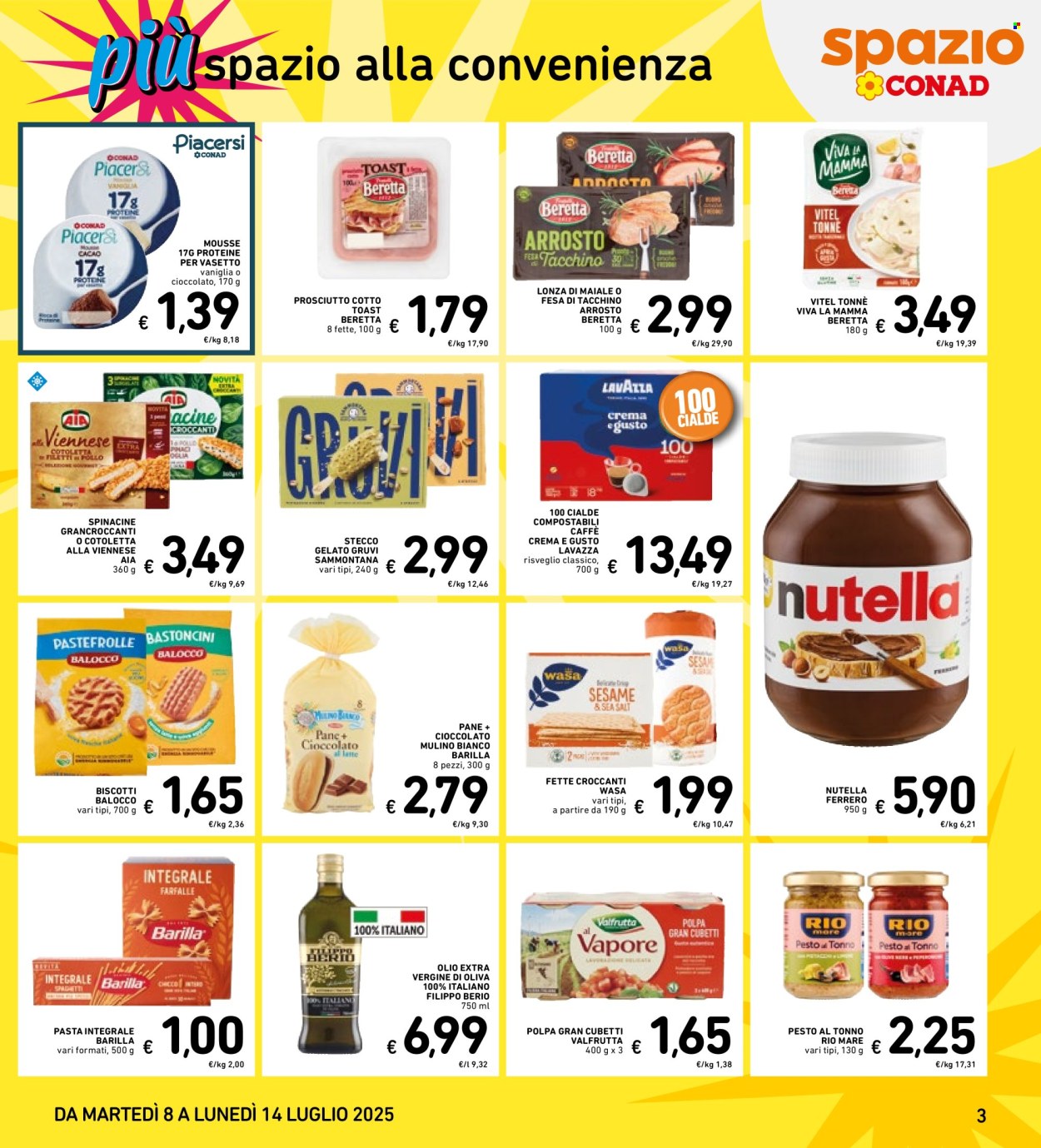 Volantino Spazio Conad - 8/7/2025 - 14/7/2025. Pagina 3