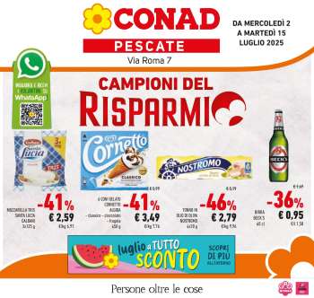 Volantino Conad - 2/7/2025 - 15/7/2025.