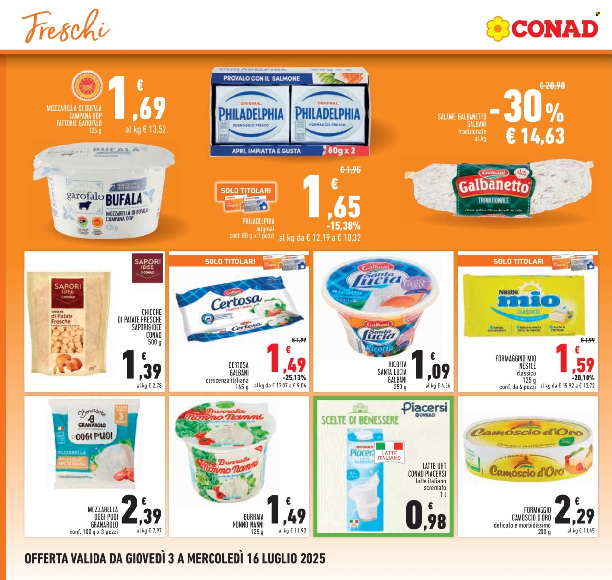 Volantino Conad - 3/7/2025 - 16/7/2025. Pagina 16
