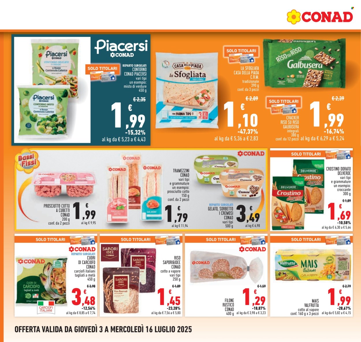 Volantino Conad - 3/7/2025 - 16/7/2025. Pagina 18