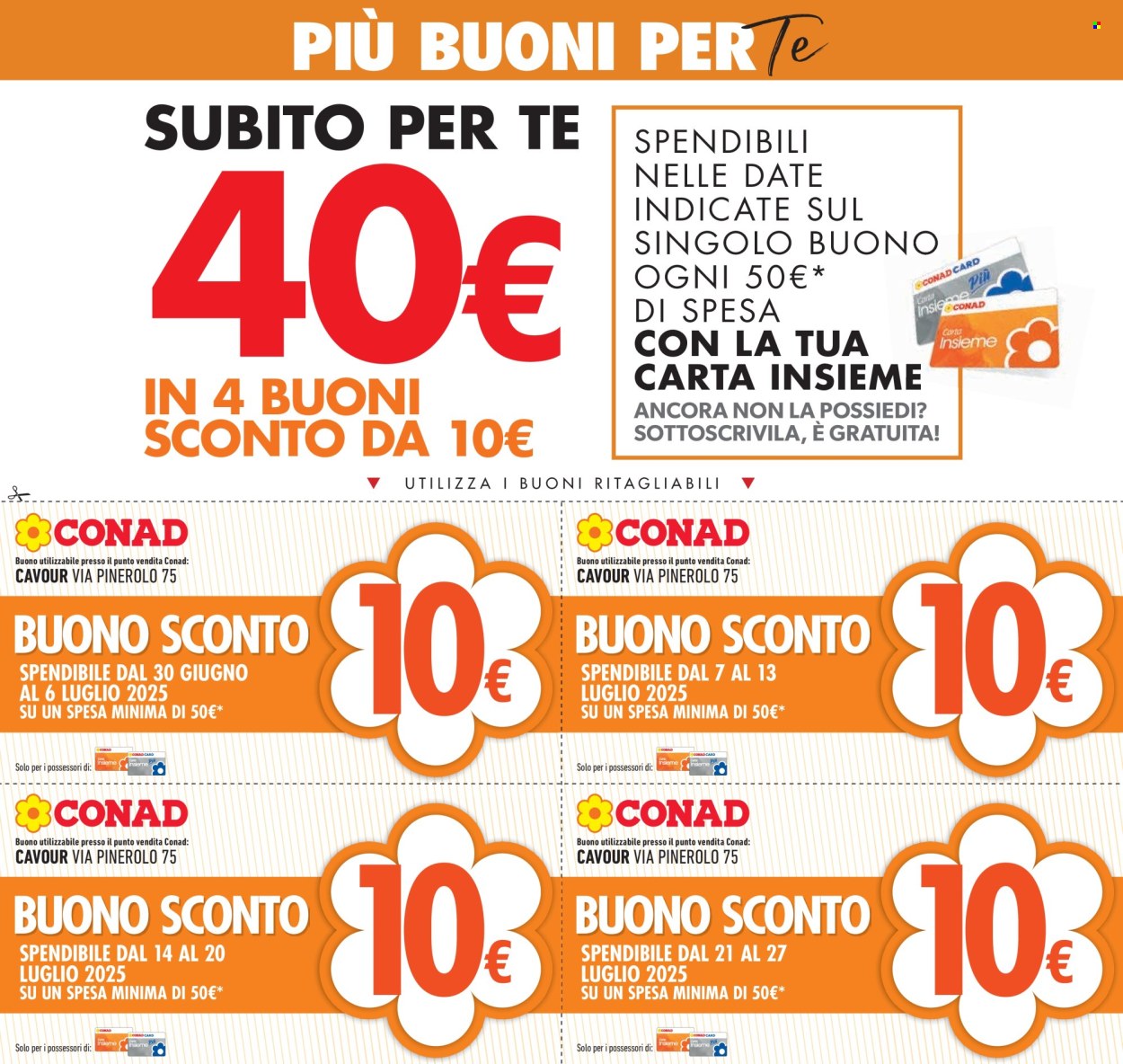 Volantino Conad - 3/7/2025 - 16/7/2025. Pagina 29
