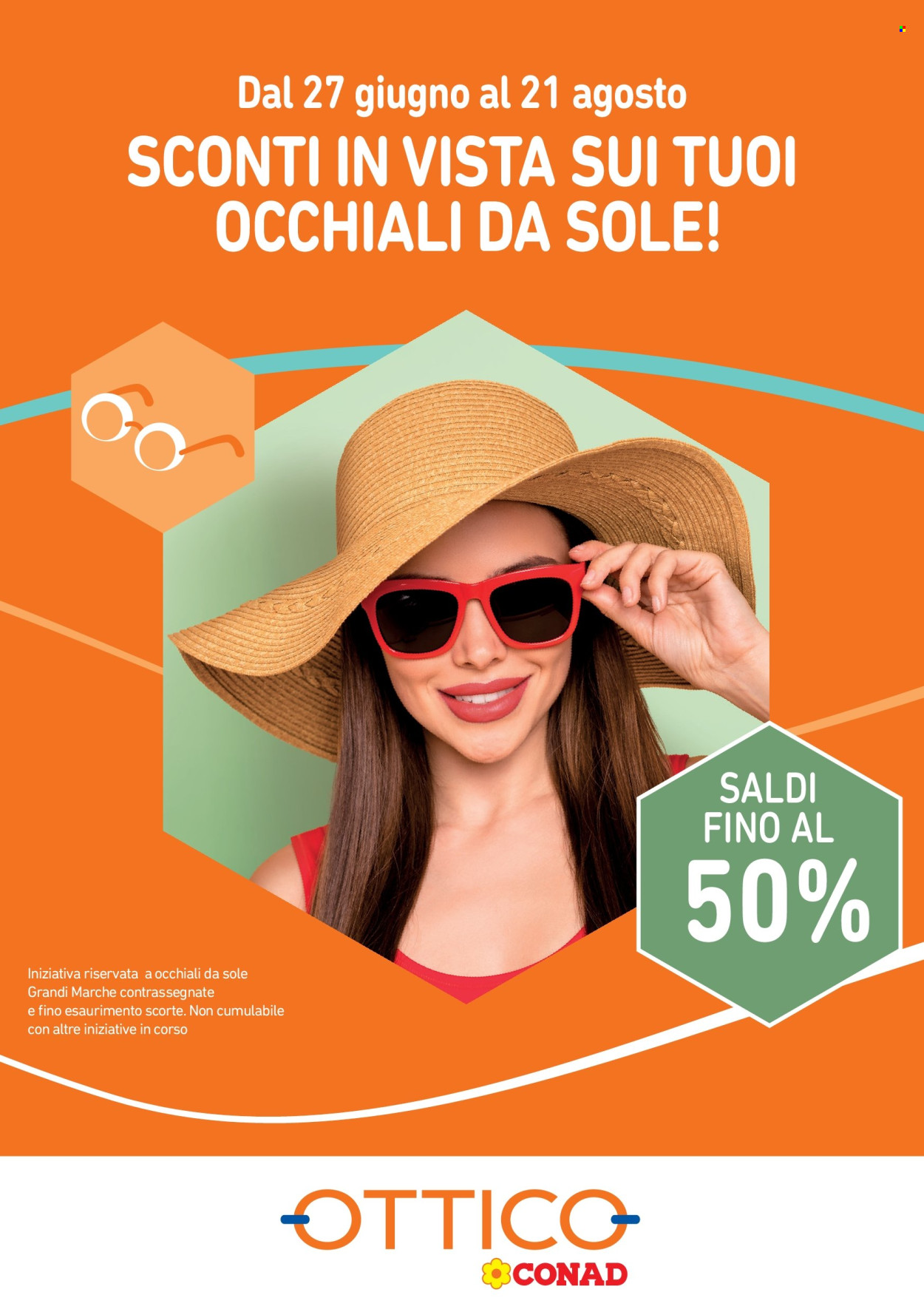 Volantino Spazio Conad - 27/6/2025 - 21/8/2025. Pagina 1