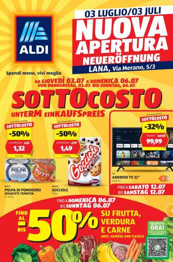 Volantino Aldi - 3/7/2025 - 6/7/2025.