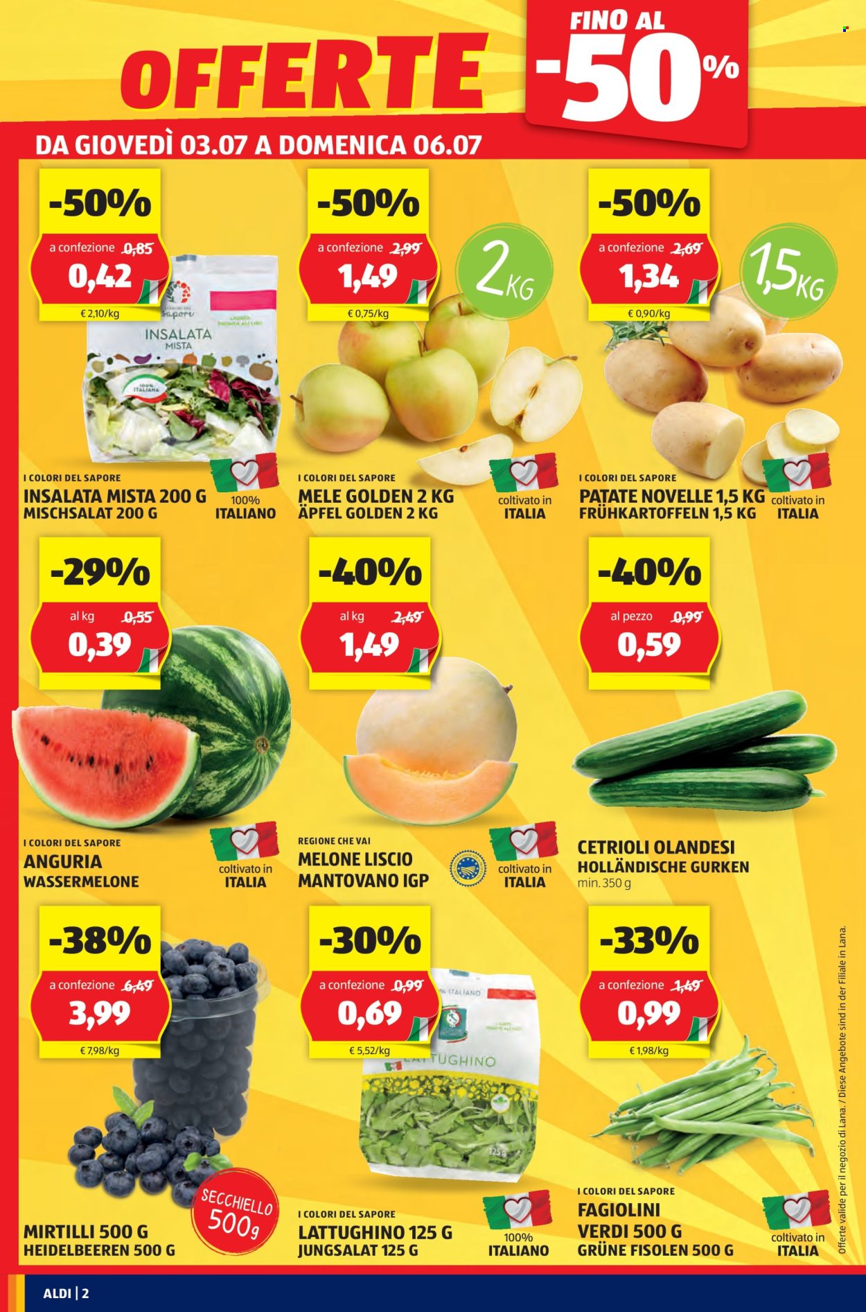 Volantino Aldi - 3/7/2025 - 6/7/2025. Pagina 2